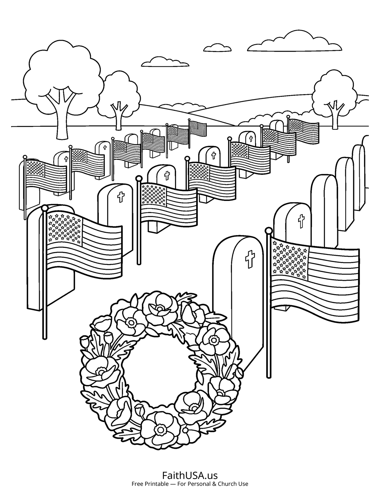 Memorial Day Coloring Pages