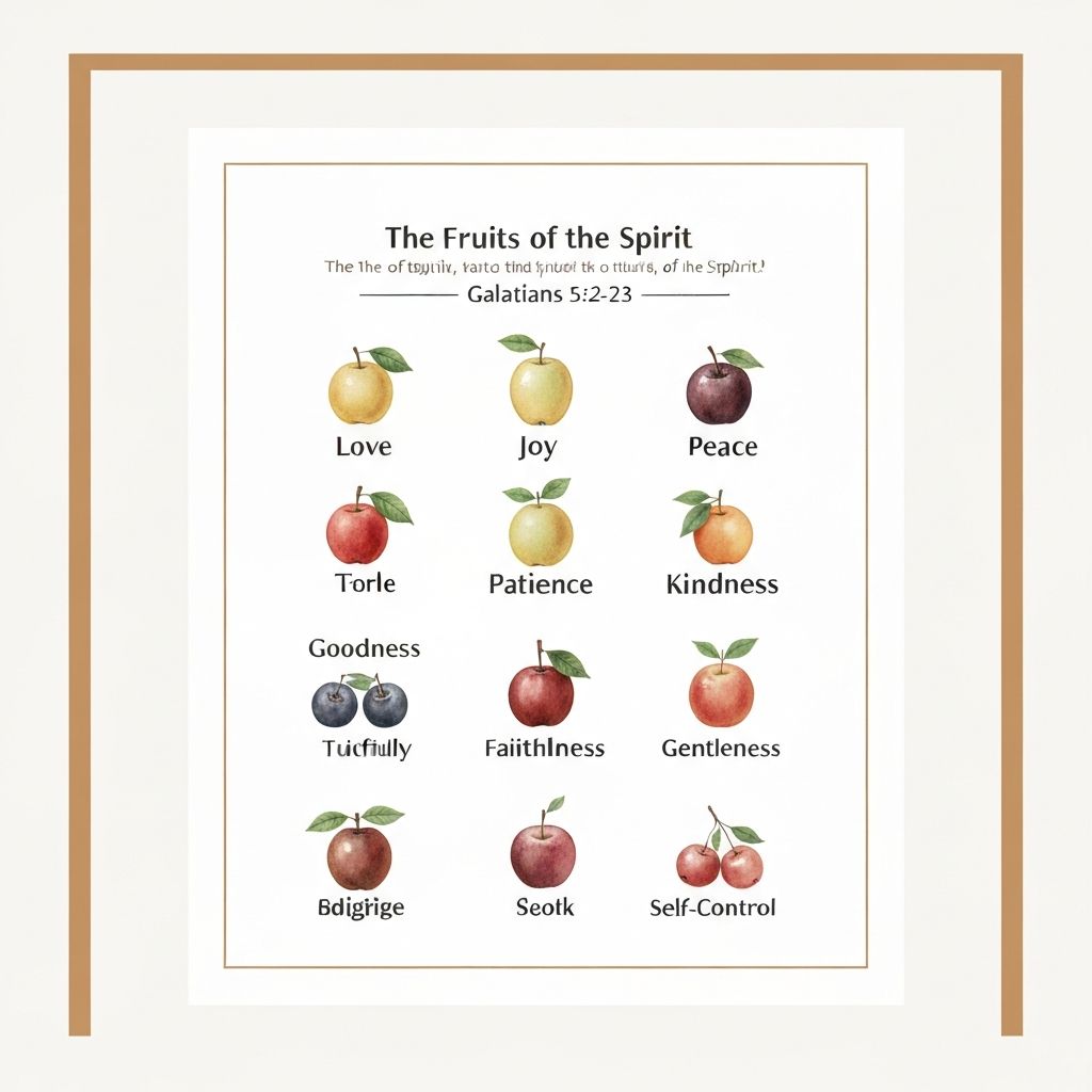 Fruits of the Spirit Poster Set