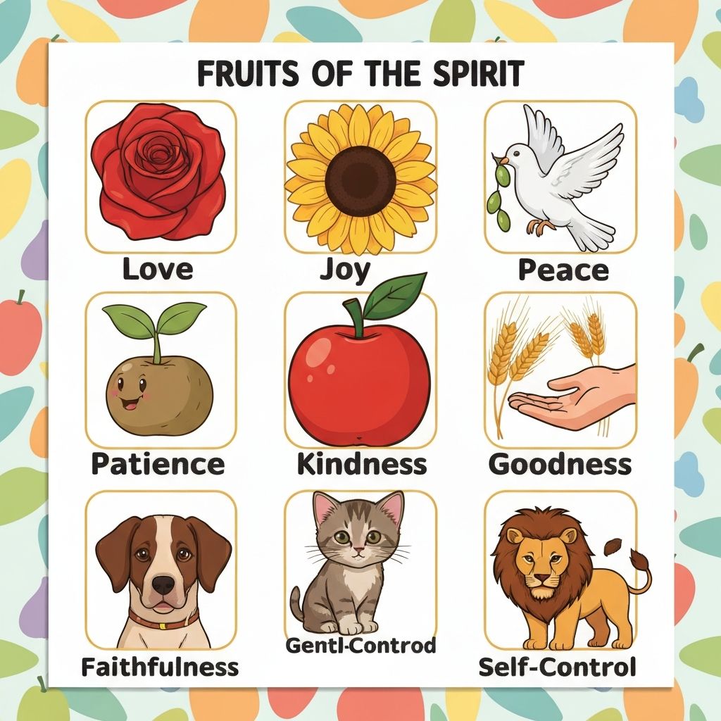 Fruits of the Spirit Coloring Pages