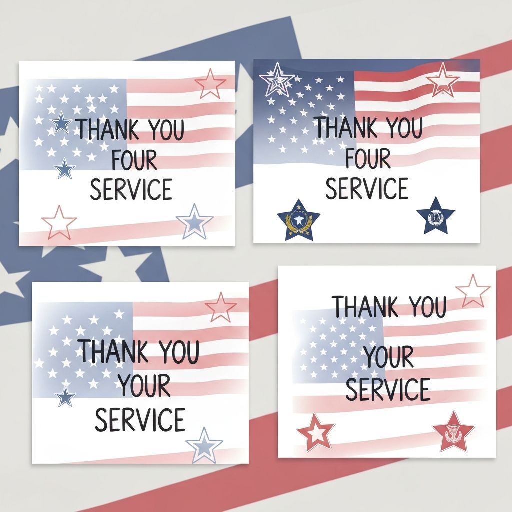 Veterans Day Thank You Cards